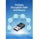 Vention безжичен адаптер WiFi USB adapter Dual Band, 650Mbps, Black - KDSB0 Vention безжичен адаптер WiFi USB adapter Dual Band, 650Mbps, Black - KDSB0