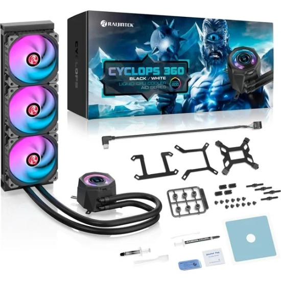 Raijintek водно охлаждане Water Cooling - CYCLOPS 360 Black Raijintek водно охлаждане Water Cooling - CYCLOPS 360 Black