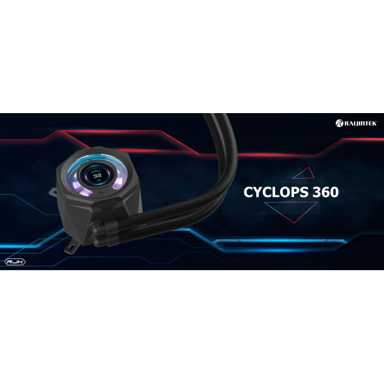 Raijintek водно охлаждане Water Cooling - CYCLOPS 360 Black Raijintek водно охлаждане Water Cooling - CYCLOPS 360 Black