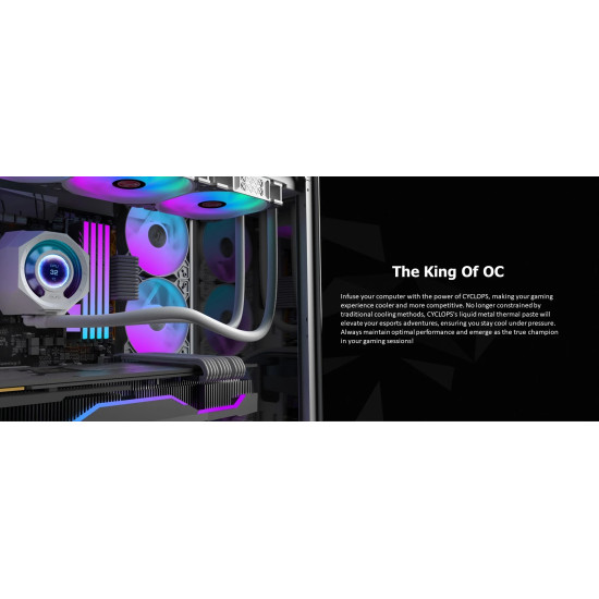 Raijintek водно охлаждане Water Cooling - CYCLOPS 360 Black Raijintek водно охлаждане Water Cooling - CYCLOPS 360 Black