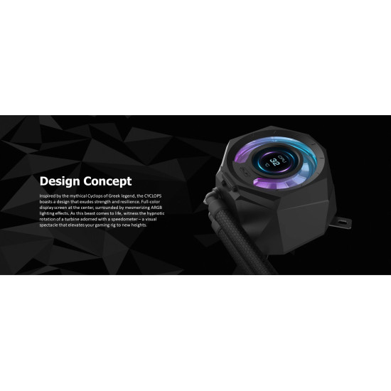 Raijintek водно охлаждане Water Cooling - CYCLOPS 360 Black Raijintek водно охлаждане Water Cooling - CYCLOPS 360 Black