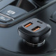 Acefast зарядно за кола Fast Charger Car PD3.0 66W - B9 - USB-C x 1, USB-A x 2, Black Acefast зарядно за кола Fast Charger Car PD3.0 66W - B9 - USB-C x 1, USB-A x 2, Black