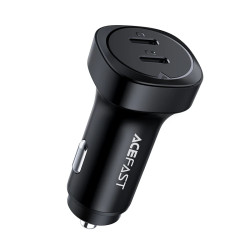 Acefast зарядно за кола Fast Charger Car PD3.0 72W - B2 - USB-C x 2, Black