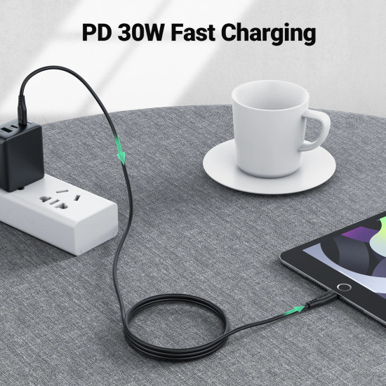 Acefast Кабел USB-C to Lightning Cable 30W 1.20m MFI Certified TPE - C3-01 - White Acefast Кабел USB-C to Lightning Cable 30W 1.20m MFI Certified TPE - C3-01 - White