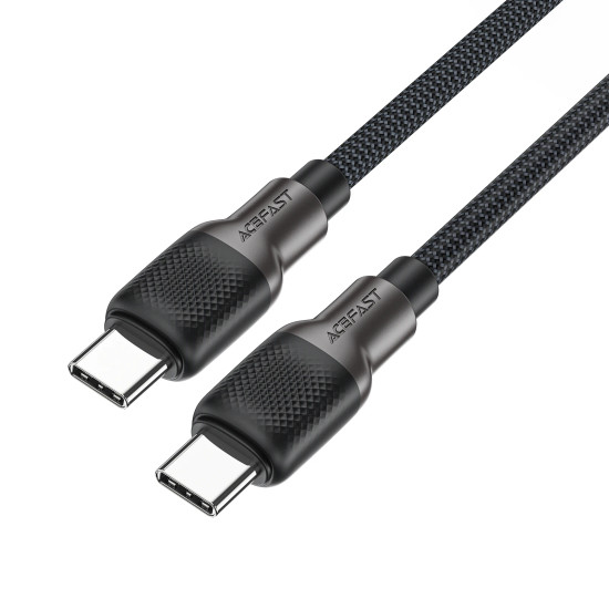Acefast Кабел USB-C to USB-C Cable 60W Silicone braid 1.2m - C10-03 - Black Acefast Кабел USB-C to USB-C Cable 60W Silicone braid 1.2m - C10-03 - Black