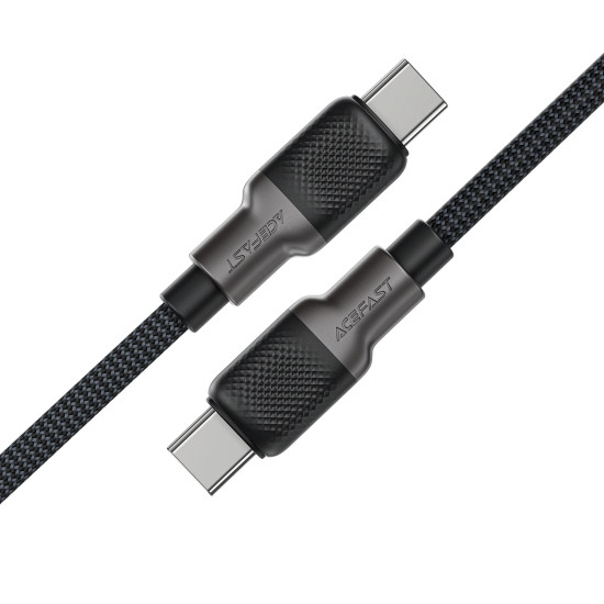 Acefast Кабел USB-C to USB-C Cable 60W Silicone braid 1.2m - C10-03 - Black Acefast Кабел USB-C to USB-C Cable 60W Silicone braid 1.2m - C10-03 - Black