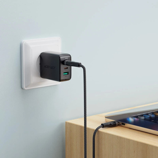Acefast Кабел USB-C to USB-C Cable 60W MAGNETIC 1.2m - C11-03 - Black Acefast Кабел USB-C to USB-C Cable 60W MAGNETIC 1.2m - C11-03 - Black