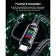 Acefast Кабел USB-C to USB-C Cable 100W 1.2m with LED display - C7-03 - Black Acefast Кабел USB-C to USB-C Cable 100W 1.2m with LED display - C7-03 - Black