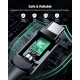 Acefast Кабел USB-C to USB-C Cable 100W 1.2m with LED display - C7-03 - Black Acefast Кабел USB-C to USB-C Cable 100W 1.2m with LED display - C7-03 - Black