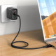 Acefast Кабел USB-C to USB-C Cable 100W 2m with digital display - C6-03 - Black Acefast Кабел USB-C to USB-C Cable 100W 2m with digital display - C6-03 - Black