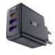 Acefast Универсално зарядно за стена Charger Wall GaN PD 35W - A57 - USB-C x 1, USB-A x 2, Black Acefast Универсално зарядно за стена Charger Wall GaN PD 35W - A57 - USB-C x 1, USB-A x 2, Black