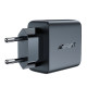 Acefast Универсално зарядно за стена Charger Wall GaN PD35W - A49 - USB-C x 2, Black Acefast Универсално зарядно за стена Charger Wall GaN PD35W - A49 - USB-C x 2, Black