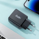 Acefast Универсално зарядно за стена Charger Wall GaN PD35W - A49 - USB-C x 2, Black Acefast Универсално зарядно за стена Charger Wall GaN PD35W - A49 - USB-C x 2, Black