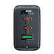 Acefast Универсално зарядно за стена Charger Wall GaN PD65W - A41 - USB-C x 2, USB-A x 1, Black Acefast Универсално зарядно за стена Charger Wall GaN PD65W - A41 - USB-C x 2, USB-A x 1, Black