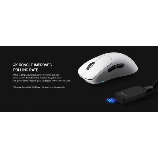 Lamzu професионална геймърска мишка THORN (4K Compatible) - Wireless Gaming Mouse - Black Lamzu професионална геймърска мишка THORN (4K Compatible) - Wireless Gaming Mouse - Black