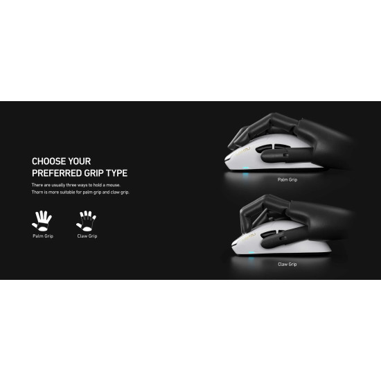 Lamzu професионална геймърска мишка THORN (4K Compatible) - Wireless Gaming Mouse - Black Lamzu професионална геймърска мишка THORN (4K Compatible) - Wireless Gaming Mouse - Black