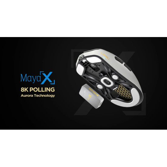 Lamzu професионална геймърска мишка MAYA X 8K - Wireless Gaming Mouse - Black Lamzu професионална геймърска мишка MAYA X 8K - Wireless Gaming Mouse - Black