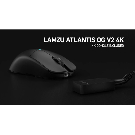 Lamzu професионална геймърска мишка ATLANTIS OG V2 4K - Wireless Gaming Mouse - Black Lamzu професионална геймърска мишка ATLANTIS OG V2 4K - Wireless Gaming Mouse - Black