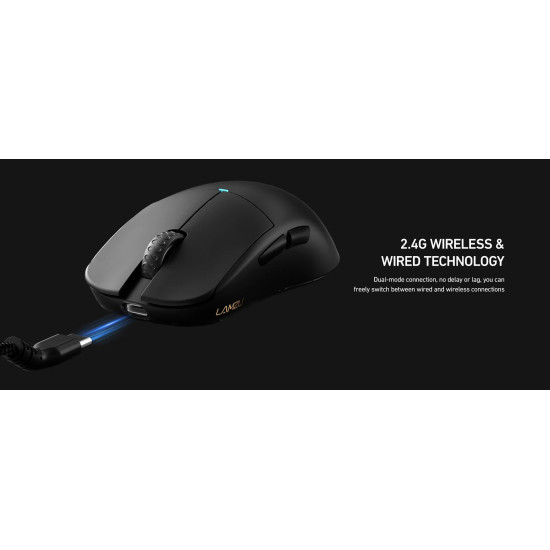 Lamzu професионална геймърска мишка ATLANTIS OG V2 4K - Wireless Gaming Mouse - Black Lamzu професионална геймърска мишка ATLANTIS OG V2 4K - Wireless Gaming Mouse - Black