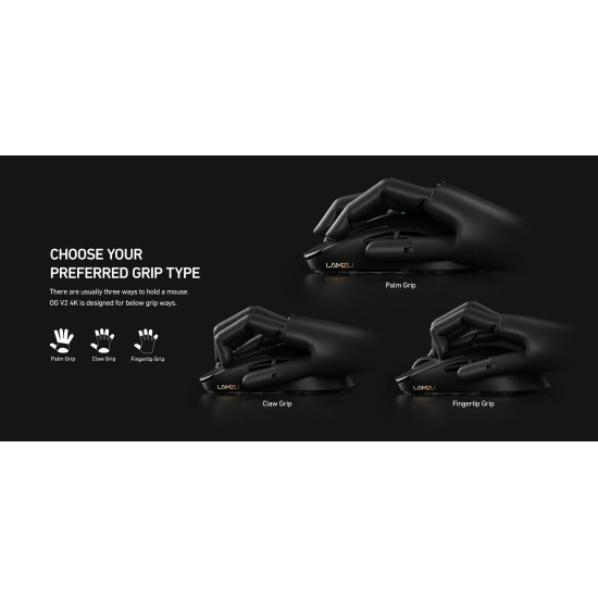 Lamzu професионална геймърска мишка ATLANTIS OG V2 4K - Wireless Gaming Mouse - Black Lamzu професионална геймърска мишка ATLANTIS OG V2 4K - Wireless Gaming Mouse - Black