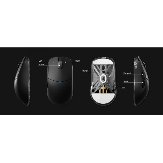 Lamzu професионална геймърска мишка ATLANTIS OG V2 4K - Wireless Gaming Mouse - Black Lamzu професионална геймърска мишка ATLANTIS OG V2 4K - Wireless Gaming Mouse - Black