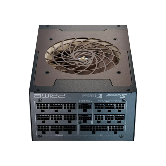 Seasonic захранване PSU ATX 3.1 1600W Titanium PCIe Gen 5 - PRIME NOCTUA EDITION TX-1600 - SSR-1600TR2-NE