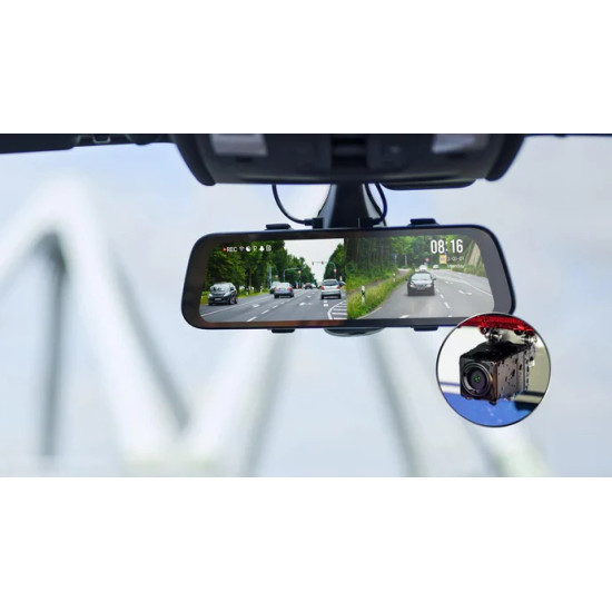 70mai комплект огледало и камера за задно виждане видеорегистратор Rearview Dash Cam 3K HDR Set - S500 70mai комплект огледало и камера за задно виждане видеорегистратор Rearview Dash Cam 3K HDR Set - S500