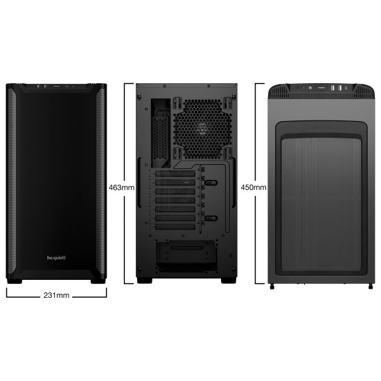 be quiet! кутия Case ATX - Pure Base 501 be quiet! кутия Case ATX - Pure Base 501