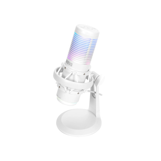 Marvo Геймърски микрофон Gaming USB Microphone Blast 60 White - MIC-07 WH - USB, RGB Marvo Геймърски микрофон Gaming USB Microphone Blast 60 White - MIC-07 WH - USB, RGB