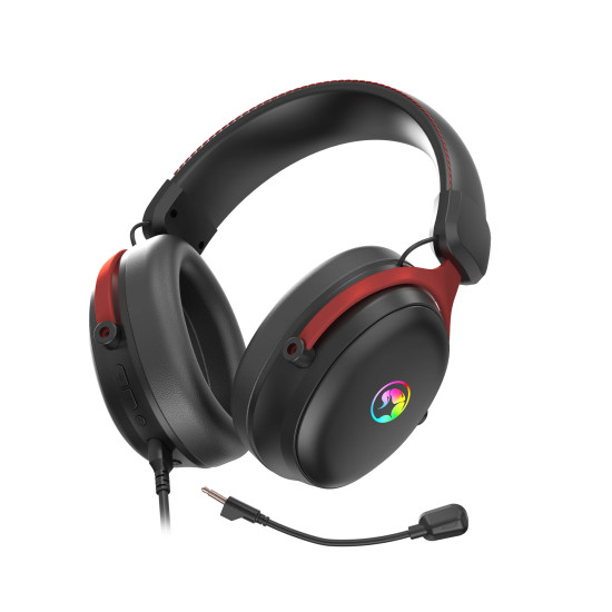 Marvo безжични геймърски слушалки Gaming Headphones Tactic X Pro - Bluetooth, 2.4G, 7.1, RGB - MARVO-HG9076W Marvo безжични геймърски слушалки Gaming Headphones Tactic X Pro - Bluetooth, 2.4G, 7.1, RGB - MARVO-HG9076W