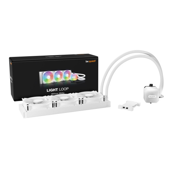 be quiet! водно охлаждане Water Cooling - LIGHT LOOP 360mm White be quiet! водно охлаждане Water Cooling - LIGHT LOOP 360mm White