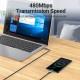 Vention Кабел USB 2.0 Type-C to Type-C - 1.0M Black 5A Fast Charge - TAEHF Vention Кабел USB 2.0 Type-C to Type-C - 1.0M Black 5A Fast Charge - TAEHF