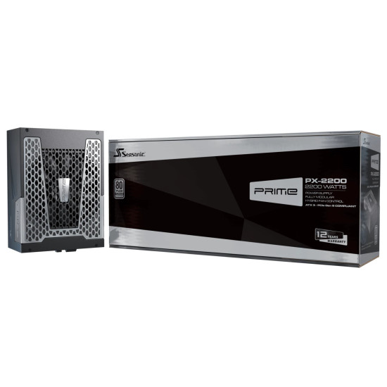 Seasonic захранване PSU ATX 3.1 2200W Platinum PCIe Gen 5 - PRIME PX-2200 Seasonic захранване PSU ATX 3.1 2200W Platinum PCIe Gen 5 - PRIME PX-2200