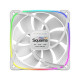 Geometric Future вентилатор Squama 2503R, REVERSE Fan, 120mm, ARGB, White Geometric Future вентилатор Squama 2503R, REVERSE Fan, 120mm, ARGB, White