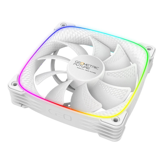 Geometric Future вентилатор Squama 2503R, REVERSE Fan, 120mm, ARGB, White Geometric Future вентилатор Squama 2503R, REVERSE Fan, 120mm, ARGB, White