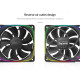Geometric Future вентилатор Squama 2503R, REVERSE Fan, 120mm, ARGB, White Geometric Future вентилатор Squama 2503R, REVERSE Fan, 120mm, ARGB, White