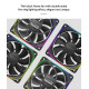 Geometric Future вентилатор Squama 2503R, REVERSE Fan, 120mm, ARGB, White Geometric Future вентилатор Squama 2503R, REVERSE Fan, 120mm, ARGB, White