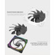 Geometric Future вентилатор Squama 2503R, REVERSE Fan, 120mm, ARGB, White Geometric Future вентилатор Squama 2503R, REVERSE Fan, 120mm, ARGB, White