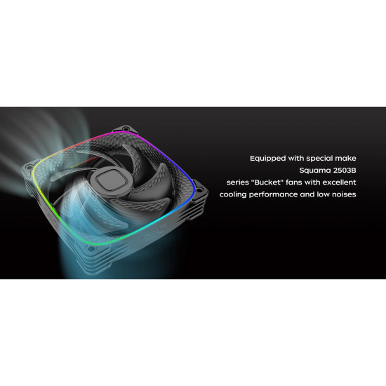 Geometric Future водно охлаждане Water Cooling - Eskimo 36 Black - LGA1700/AM5 Geometric Future водно охлаждане Water Cooling - Eskimo 36 Black - LGA1700/AM5