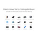 Orico хъб USB2.0 HUB 4 port - USB/Micro USB input, Black - W5P-U2-030-BK-EP Orico хъб USB2.0 HUB 4 port - USB/Micro USB input, Black - W5P-U2-030-BK-EP