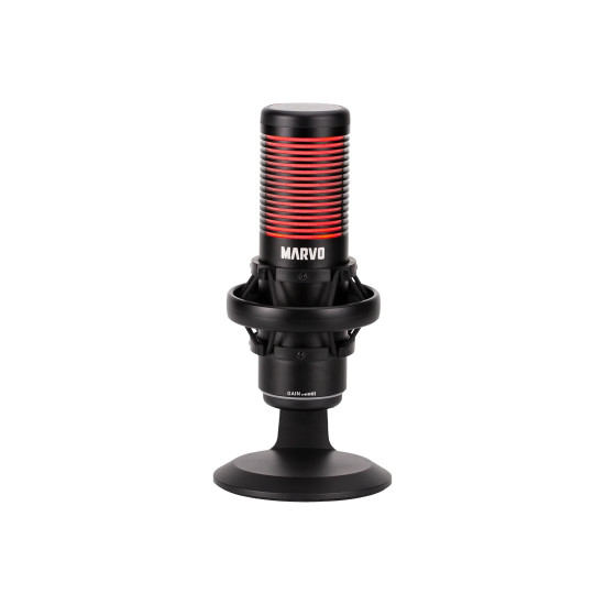 Marvo Геймърски микрофон Gaming USB Microphone - Blast 60 Black - MIC-07 - USB, RGB Marvo Геймърски микрофон Gaming USB Microphone - Blast 60 Black - MIC-07 - USB, RGB