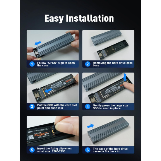 VCom външна кутия за диск Storage Case - M.2 NVMe M/B key - 10Gbps USB3.1 Type-C/A - CU850N VCom външна кутия за диск Storage Case - M.2 NVMe M/B key - 10Gbps USB3.1 Type-C/A - CU850N