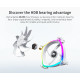 Montech вентилатор RX120 PWM, REVERSE Fan, 120mm, ARGB, White Montech вентилатор RX120 PWM, REVERSE Fan, 120mm, ARGB, White