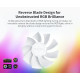 Montech вентилатор RX120 PWM, REVERSE Fan, 120mm, ARGB, White Montech вентилатор RX120 PWM, REVERSE Fan, 120mm, ARGB, White