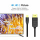 Vention кабел Mini Display Port M to Display Port M 3.0m - HAABI Vention кабел Mini Display Port M to Display Port M 3.0m - HAABI