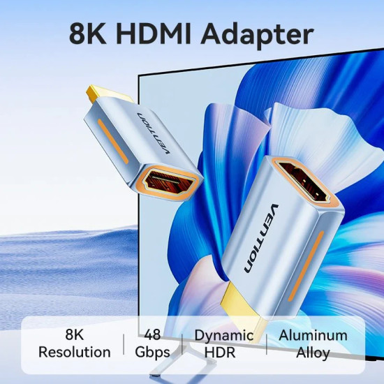 Vention Адаптер Adapter HDMI M / HDMI F - AIVH0 Vention Адаптер Adapter HDMI M / HDMI F - AIVH0