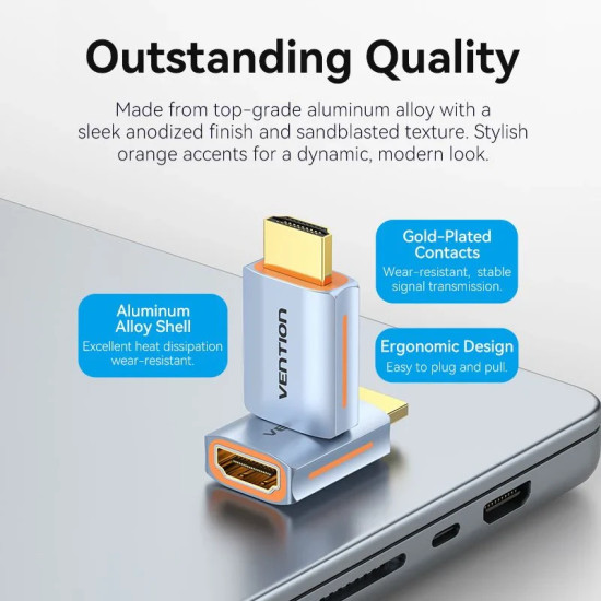 Vention Адаптер Adapter HDMI M / HDMI F - AIVH0 Vention Адаптер Adapter HDMI M / HDMI F - AIVH0