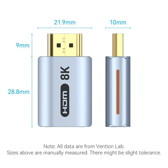 Vention Адаптер Adapter HDMI M / HDMI F - AIVH0 Vention Адаптер Adapter HDMI M / HDMI F - AIVH0