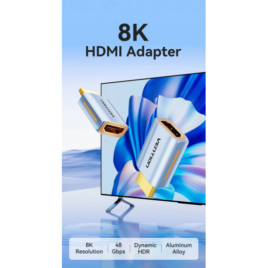 Vention Адаптер Adapter HDMI M / HDMI F - AIVH0 Vention Адаптер Adapter HDMI M / HDMI F - AIVH0