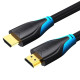 Vention Кабел HDMI v2.0 M / M 4K/60Hz Gold - 20M Black - AACBQ Vention Кабел HDMI v2.0 M / M 4K/60Hz Gold - 20M Black - AACBQ